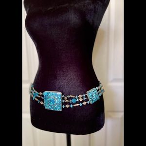 ~ Cara Couture NY Turquoise Belt ~*SOLD*